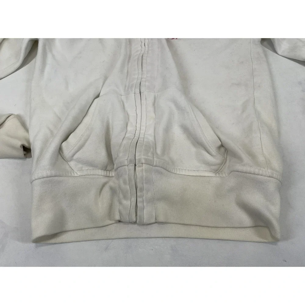 Ralph Lauren Big Pony Full Zip‎ Hoodie Jacket Girls Size L White